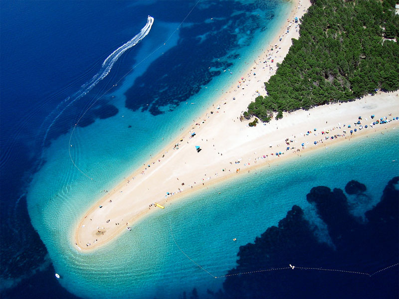 Золотой мыс - самый знаменитый пляж на острове Брач